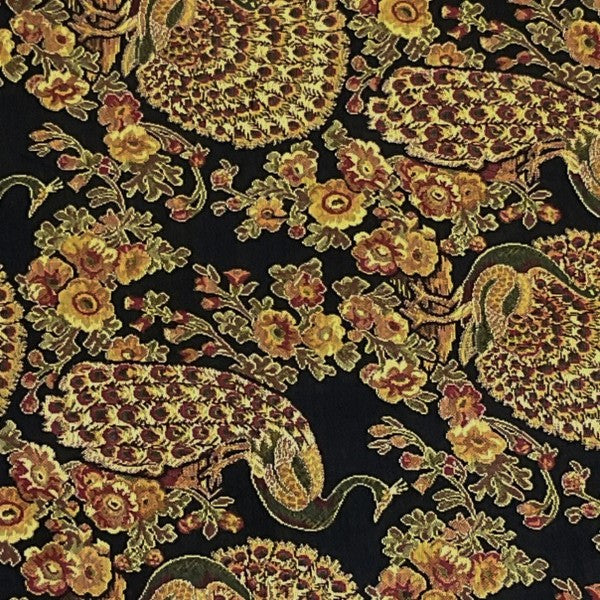 Burch Fabric Peacock Black Upholstery Fabric