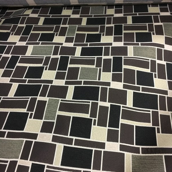 Black White Upholstery Fabric Black White Geometric Fabric for Furniture  Durable Black Fabric for Chairs Sofas Black Fabric SP 161 