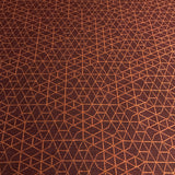 Designtex Net Currant Geometric Red Upholstery Fabric