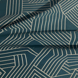 Carnegie Maze 38 Blue Upholstery Fabric