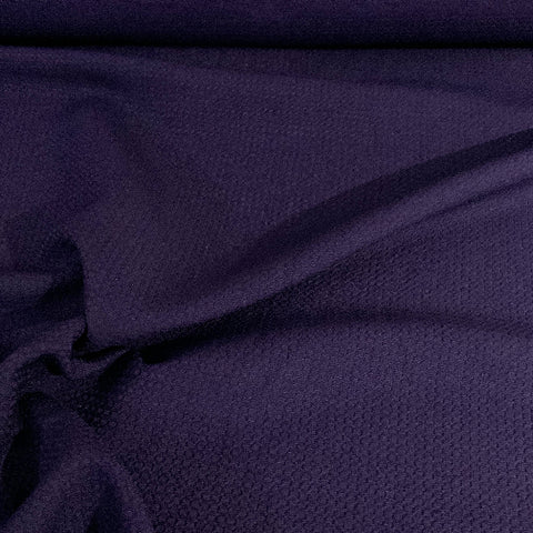 Knoll Trophy Inkberry Textured Solid Purple Upholstery Fabric