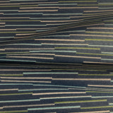 Momentum Strut Climate Stripe Blue Upholstery Fabric