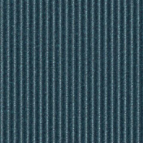 Remnant of Designtex Velvet Corduroy Dutch Blue Upholstery Fabric