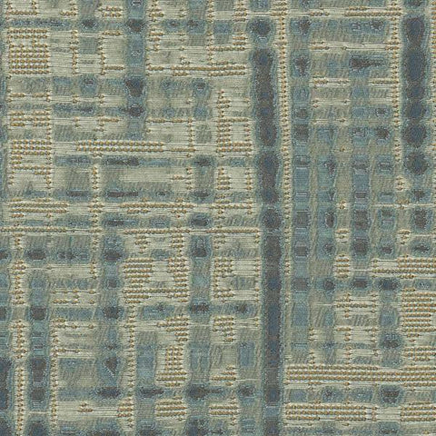 Designtex Hatchmark Water Blue Upholstery Fabric