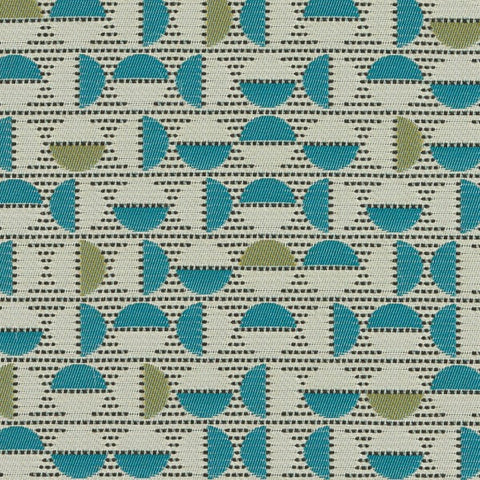 Remnant of Designtex Tap Turquoise Upholstery Fabric