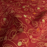 Momentum Feliz Rouge Abstract Design Red Upholstery Fabric