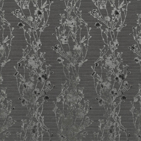 Arc Com Provence Charcoal Gray Upholstery Fabric