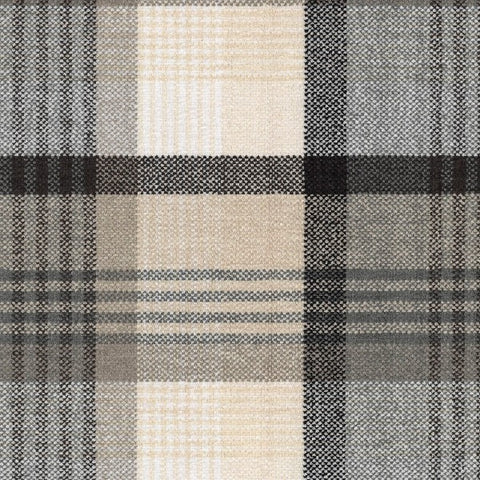 Carnegie Tartan Color 1 Gray Upholstery Fabric