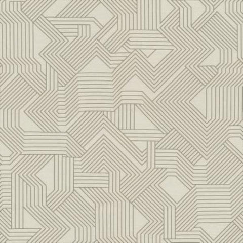 Carnegie Maze Color 34 Geometric Gray Upholstery Fabric