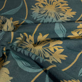 Arc-Com Laurel Ocean Blue Upholstery Fabric