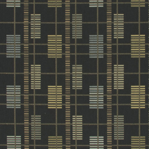 Arc-Com Beat Box Charcoal Upholstery Fabric