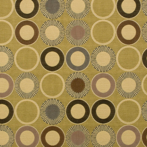 Arc-Com Yoyo Antique Gold Upholstery Fabric