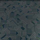 Carnegie Maze 38 Blue Upholstery Fabric