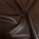 Tucson Java Solid Rich Brown Faux Leather Upholstery Vinyl