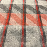 Camira Landscape Contact Converge Red Wool Upholstery Fabric