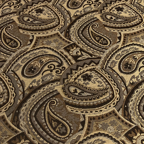 Swavelle Mill Creek Tailwind Spice Paisley Brown Upholstery Fabric