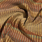 Chenille Bar Stripe Upholstery Fabric