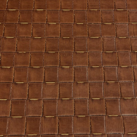Brown Textured Basket Weave Upholstery Vinyl