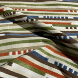 Southwest Style Stripe Designer Upholstery Fabric