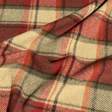 Southwest Style Plaid Designer Wool Upholstery Fabric