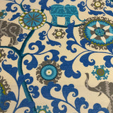 P. Kaufman Menagerie Sapphire Indoor/Outdoor Upholstery Fabric