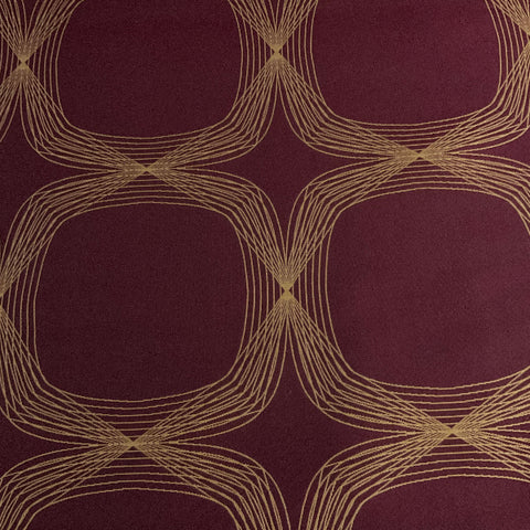 Arc-Com Kinetic Berry Red Upholstery Fabric