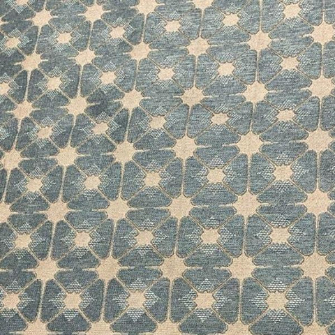 Arc-Com Kumo Caribbean Blue Upholstery Fabric