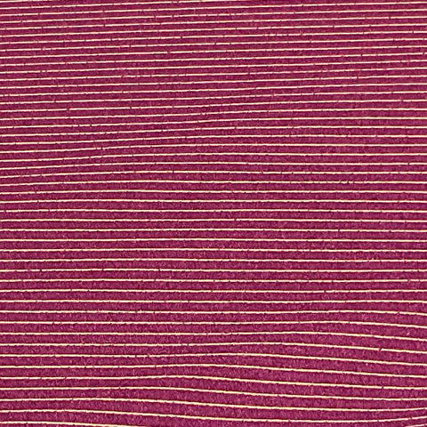 Remnant of Arc-Com Mason Stripe Flamingo Upholstery Fabric