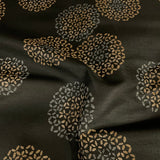 Arc-com Brayer Flower Coal Floral Black Upholstery Fabric