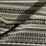 Carnegie Beam 10 Gray Stripe Upholstery Fabric