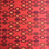 Remnant of Knoll Abacus Red Upholstery Fabric