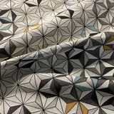 Brentano Equinox Orion 3D Geometric Gray Upholstery Fabric