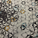 Brentano Equinox Orion 3D Geometric Gray Upholstery Fabric