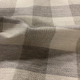 Buffalo Check Charcoal Gray Upholstery Fabric