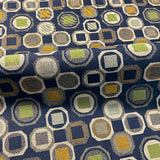 Designtex Concept Marine Geometric Blue Upholstery Fabric