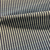 Designtex Transport True Blue Stripe Upholstery Fabric