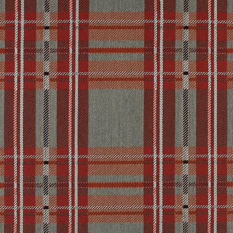 HBF Hipster Dress Mcdonald Plaid Red Upholstery Fabric