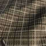 Swavelle Millcreek Bachelor Plaid Cafe Grey Upholstery Fabric