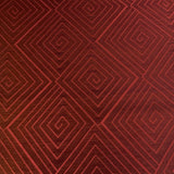 Knoll Meroe Saba Red Geometric Upholstery Fabric