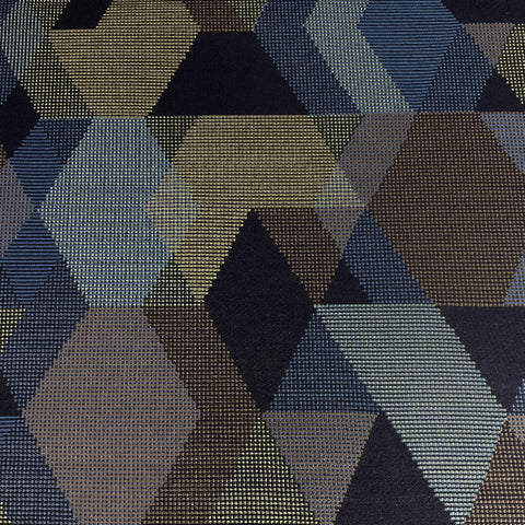 Maharam Arcade Mandala Blue Upholstery Fabric