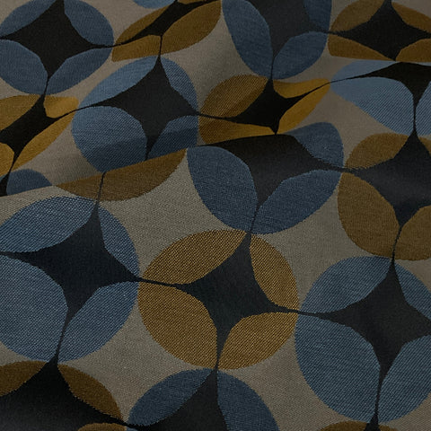 Maharam Venn Delta Blue Upholstery Fabric