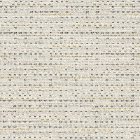 Momentum Float Chalk Dashes White Upholstery Fabric