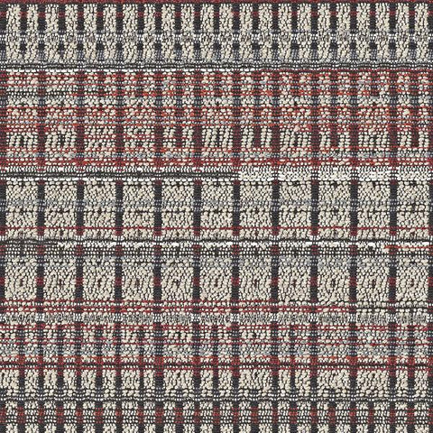 Momentum Sweater Lingonberry Gray Upholstery Fabric