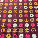 Momentum Symbol Sangria Upholstery Fabric