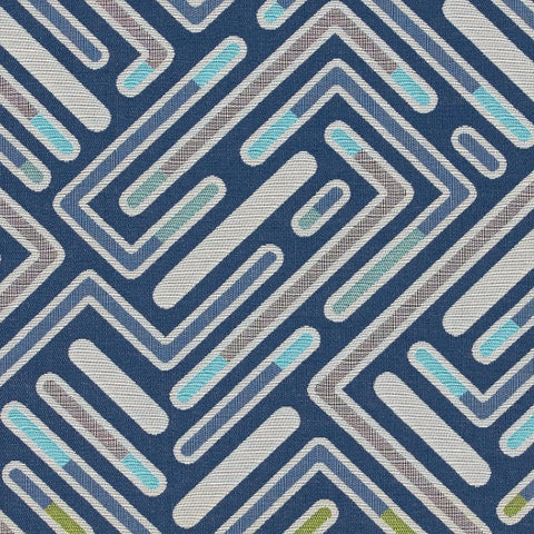 Remnant of CF Stinson Maze Electric Upholstery Fabric