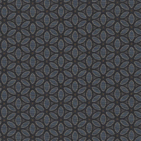 CF Stinson Posey Atlantic Blue Upholstery Fabric