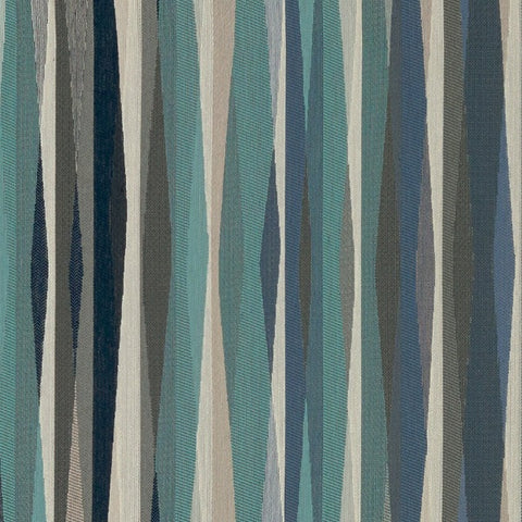 Remnant of Maharam Overlapping Stripe Garland Upholstery Fabric