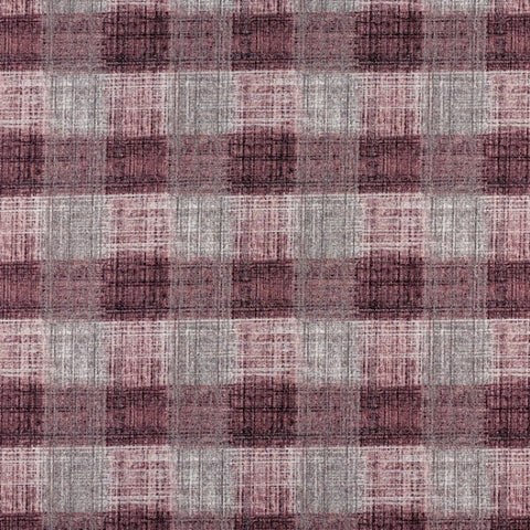 Remnant of Arc-Com Reality Check Plum Upholstery Fabric
