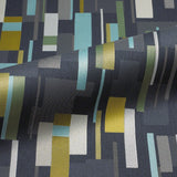 CF Stinson Color Block Coastline Blue Upholstery Fabric