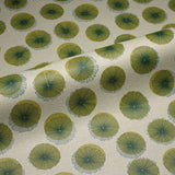 CF Stinson Petal Dots Endive Green Upholstery Vinyl